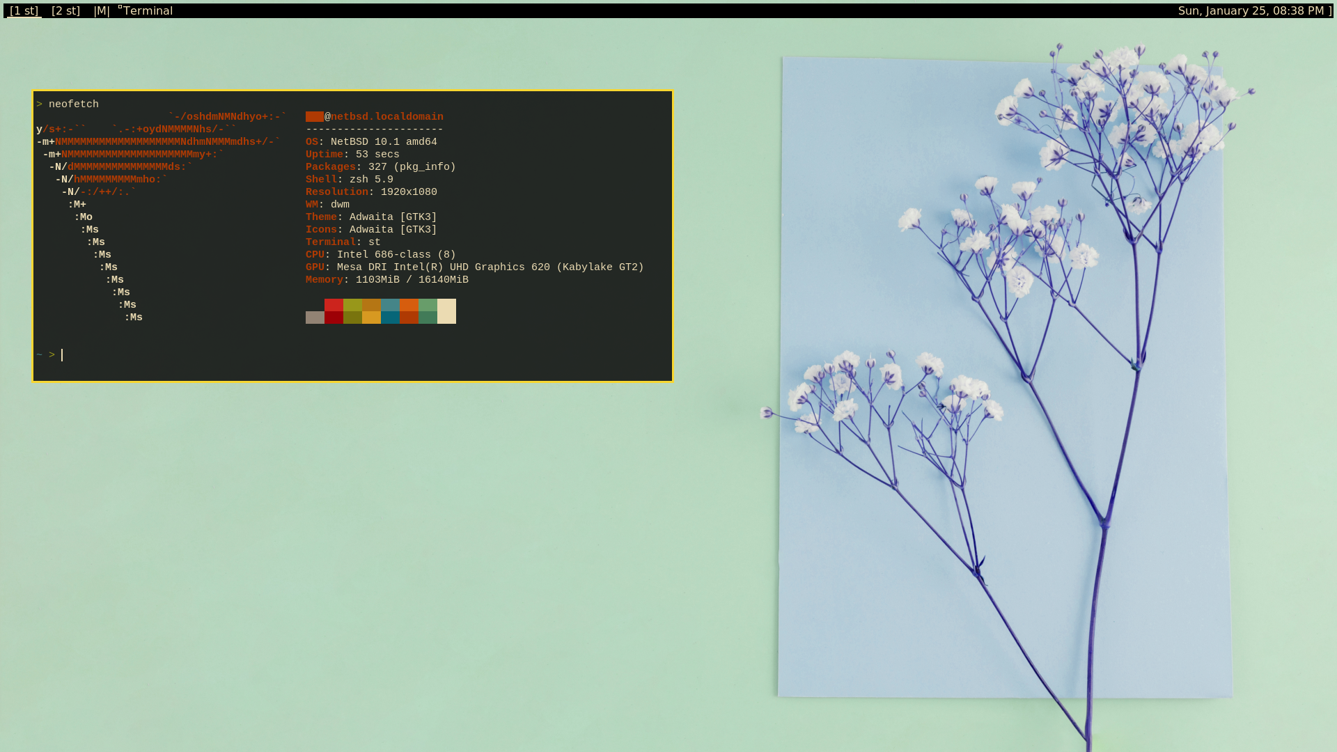 Screenshot of a Unix Desktop